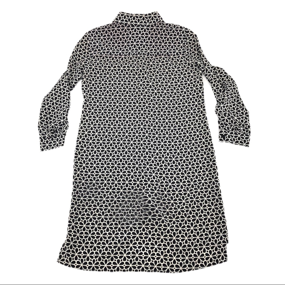 Diane Von Furstenberg Black/White Button Up Dress - Picture 2 of 7